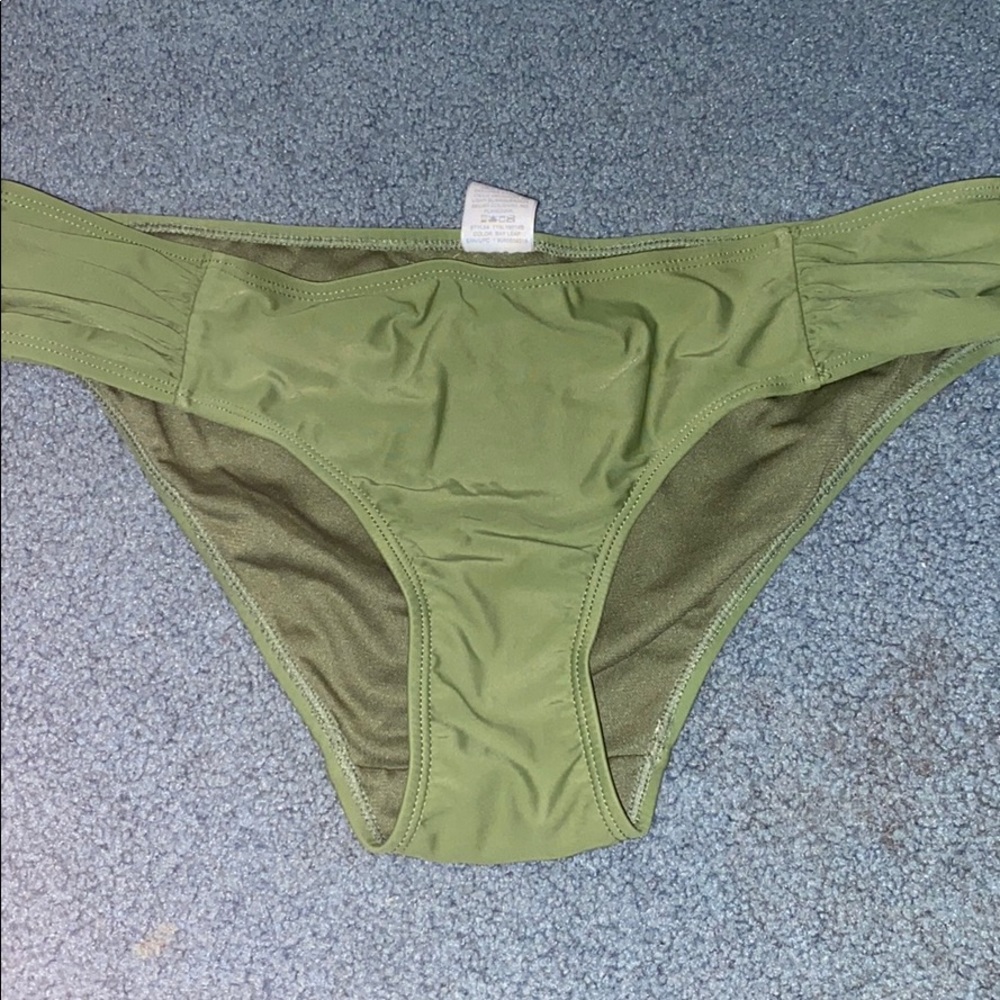 green bikini bottoms